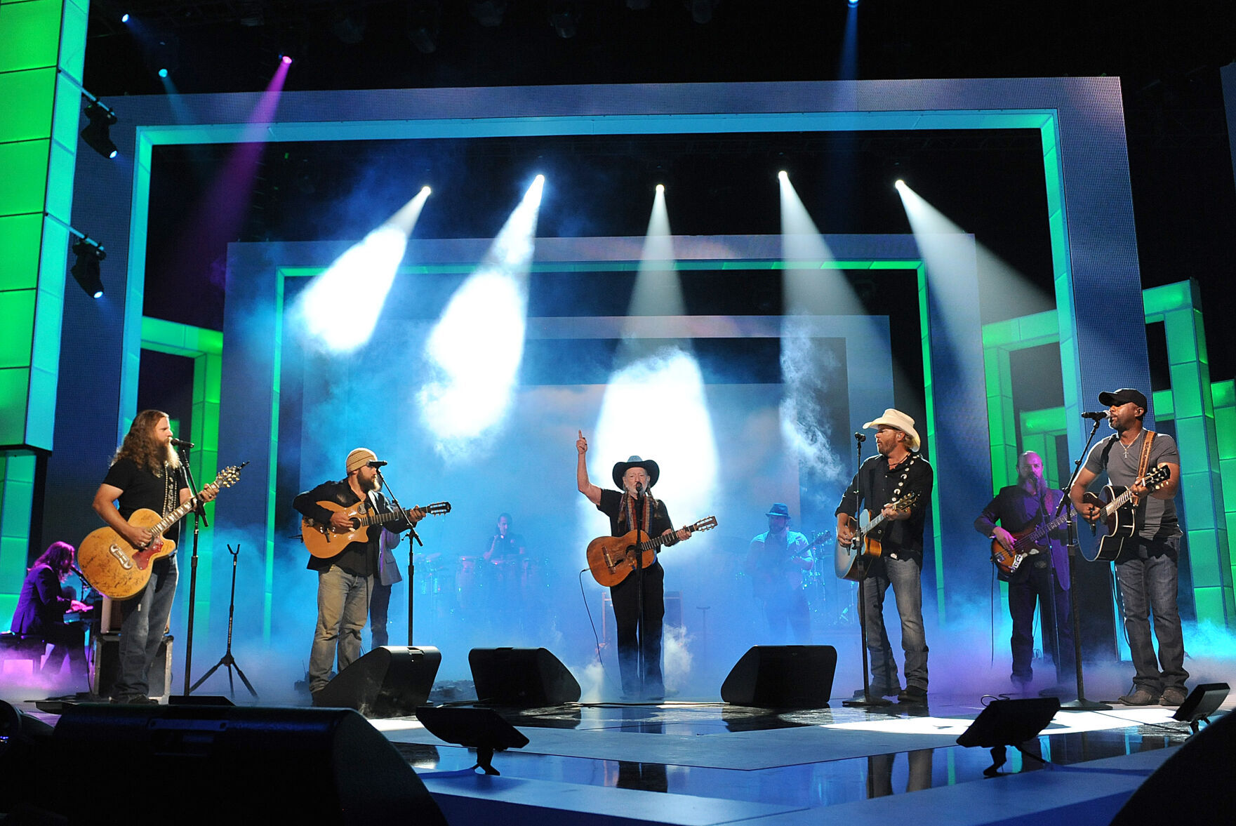 2012: Willie Nelson, Jamie Johnson, Zac Brown, Toby Keith, Darius Rucker
